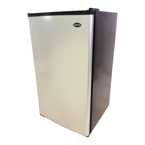 Sanyo SR-3720M - Counter-High Refrigerator User manual