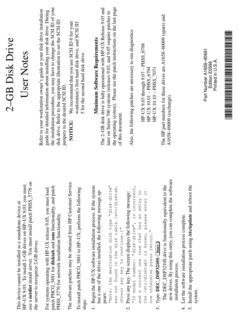 HP 705 Quick start guide