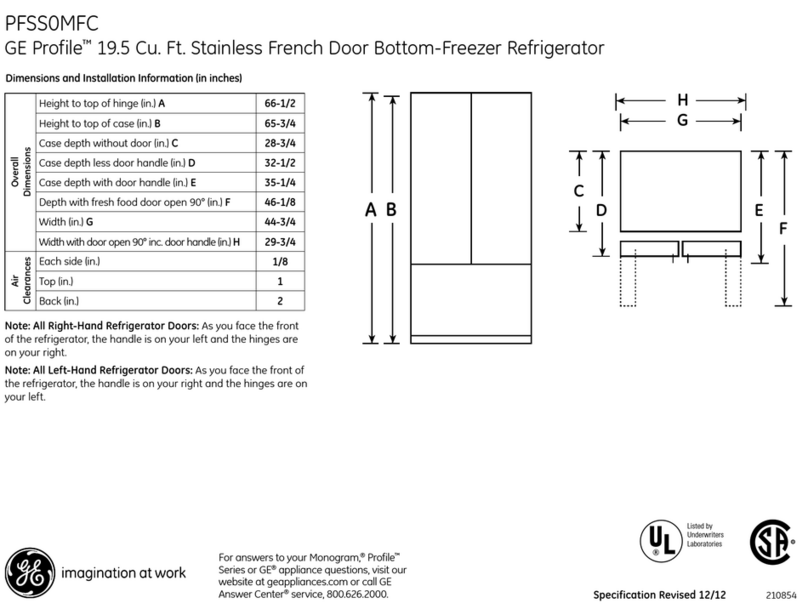 GE PFSS0MFCSS Manual