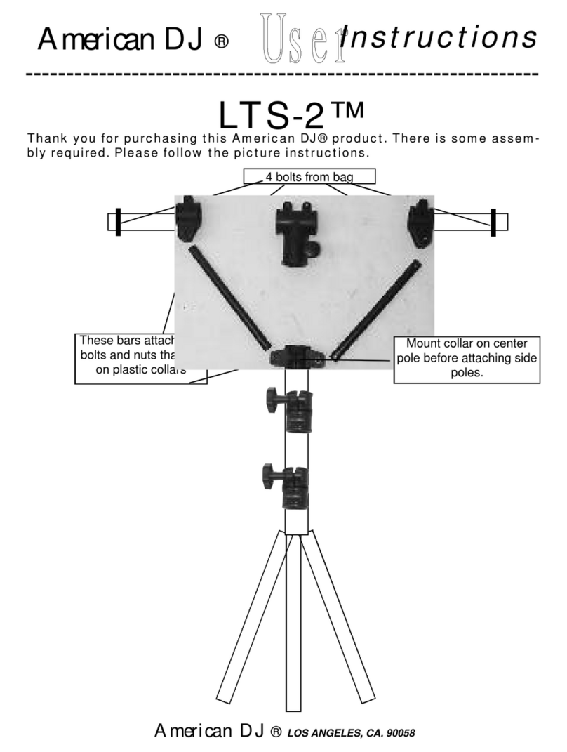 American DJ LTS-2 User instructions American DJ LTS-2 User instructions