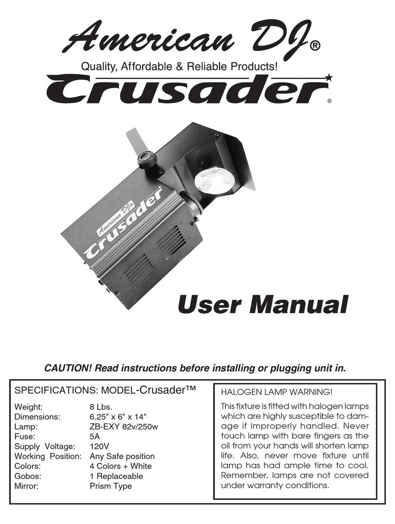 American DJ Crusader user manual