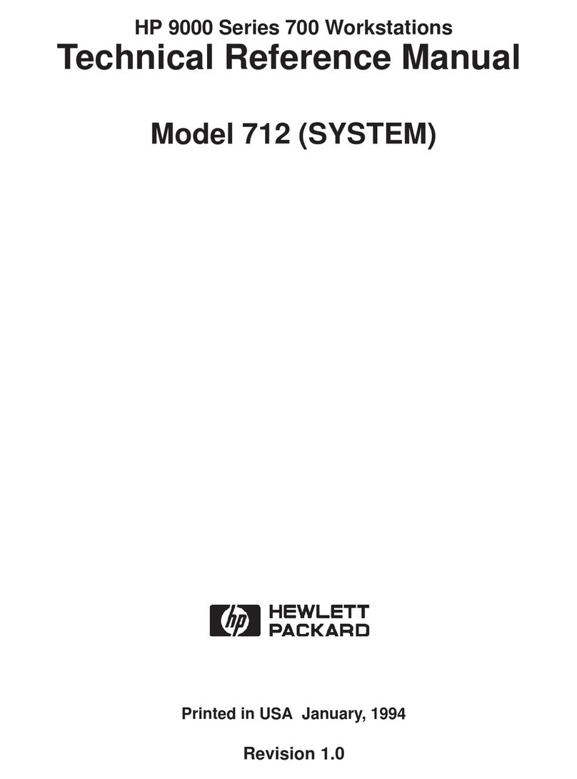 HP Model 712/100 - Workstation Product manual