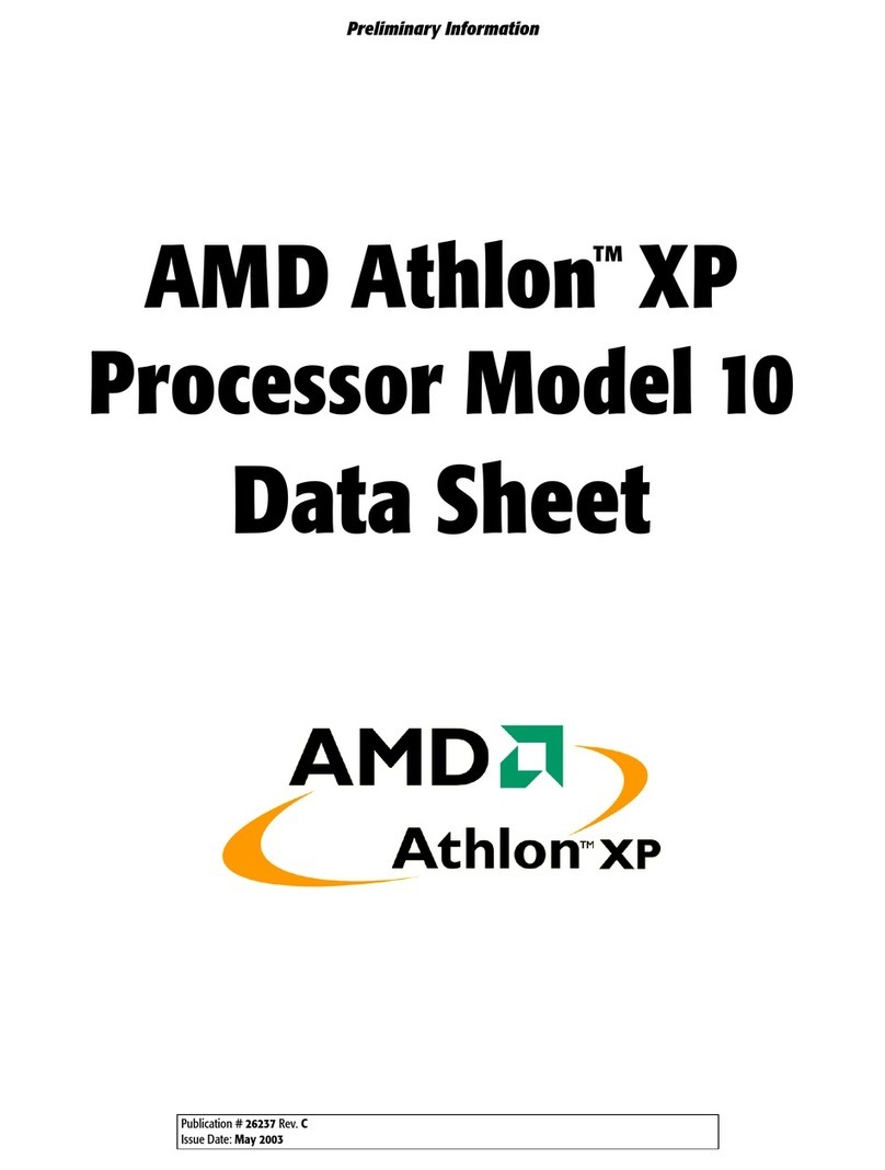 AMD Athlon XP 10 User manual