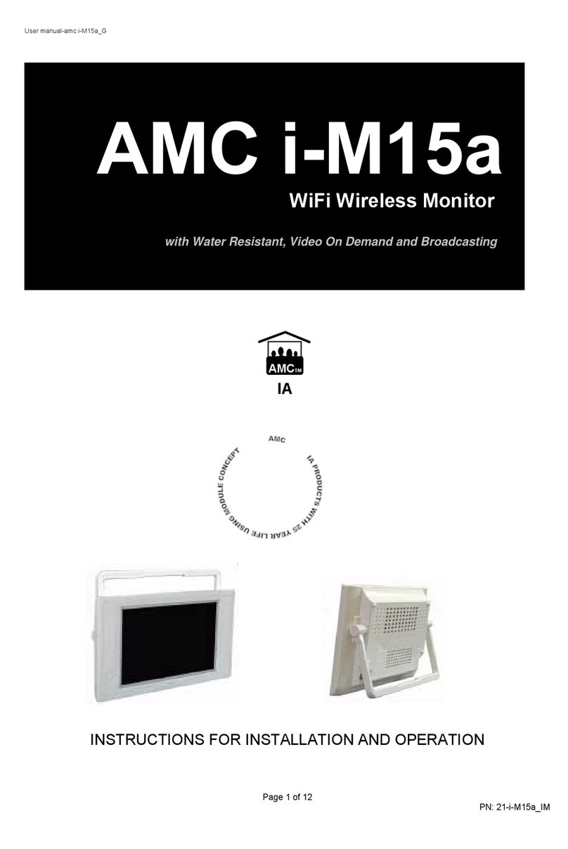 AMC AMC i-M15a Programming manual