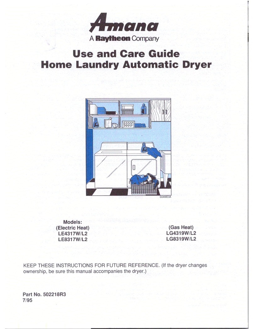 Amana LE4317W/L2 User manual