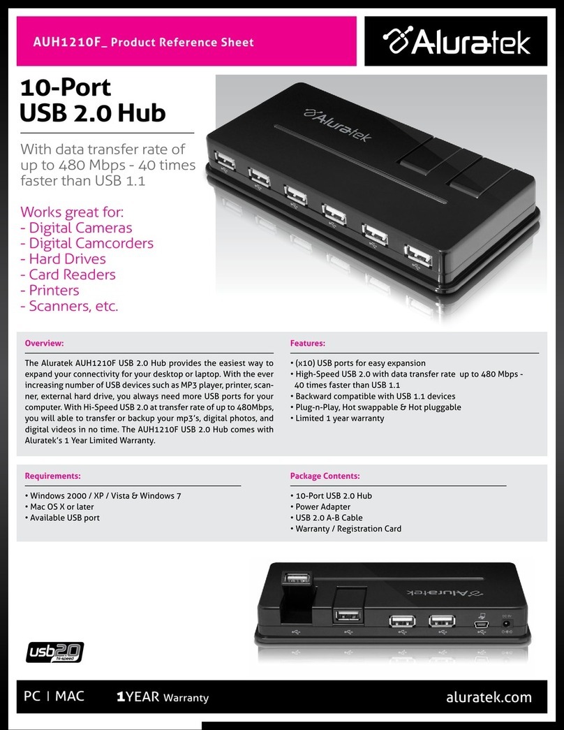 Aluratek AUH1210F brochure