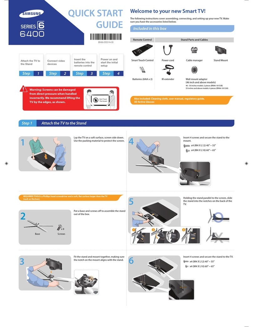 Samsung UN55F6400AF User manual