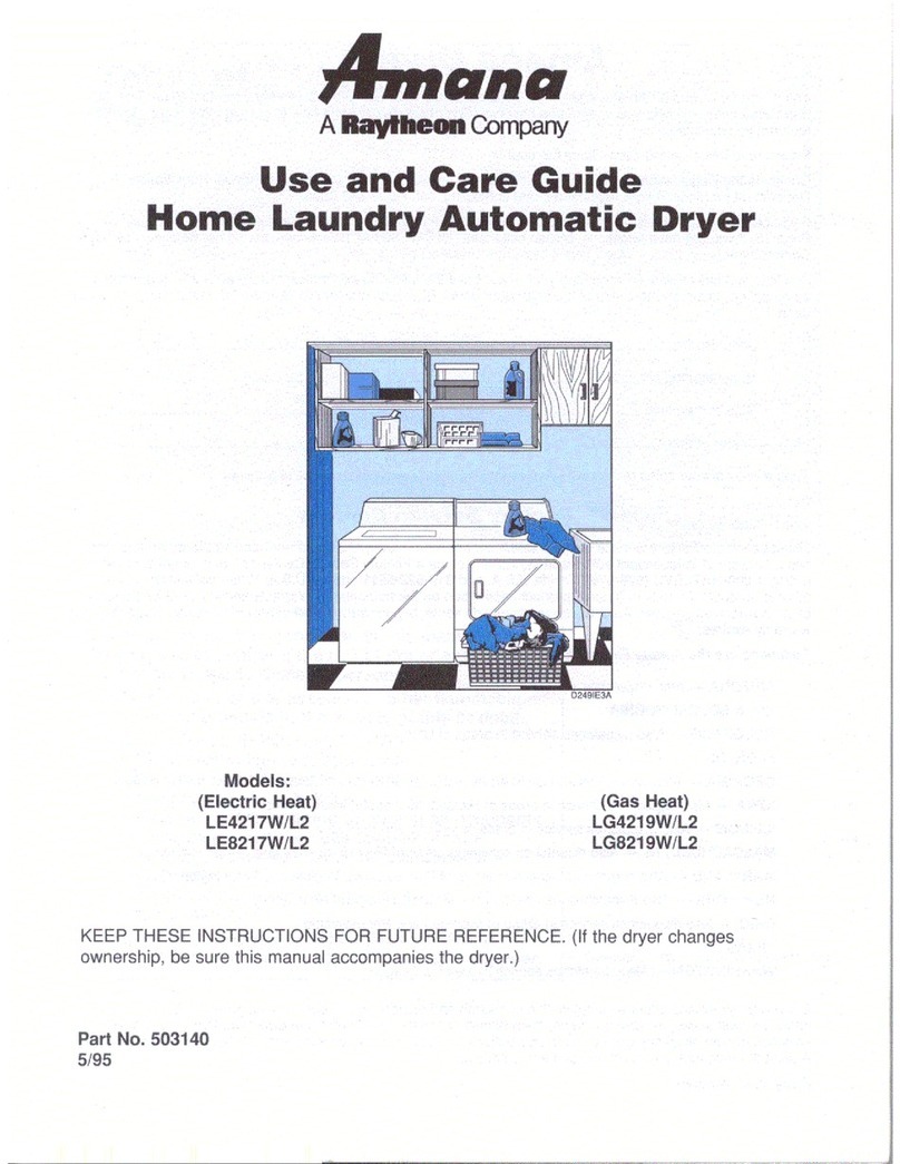 Amana LE4217W/L2 User manual