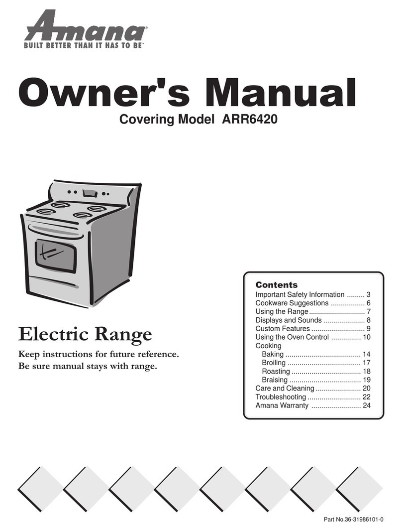 Amana ARR6420 User manual