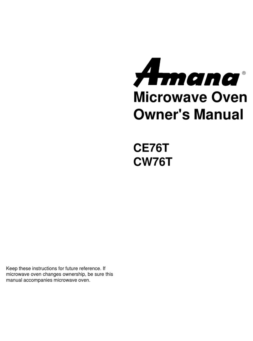 Amana CE76T User manual