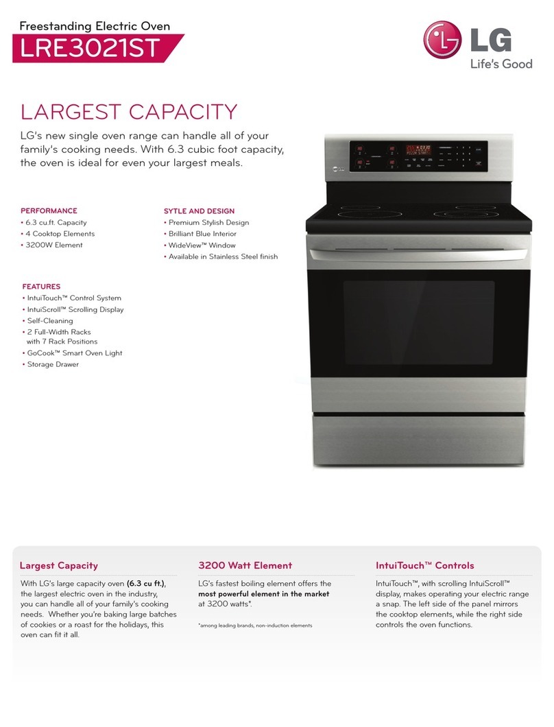 LG LRE3021ST User manual
