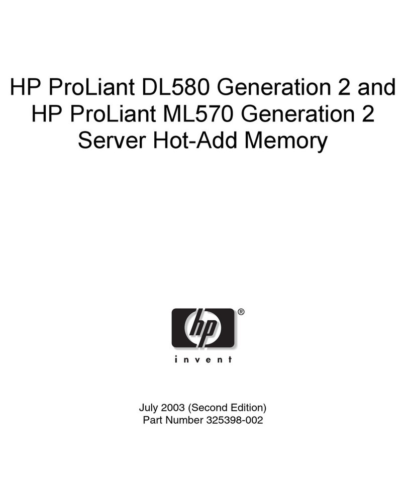 HP ML570 - ProLiant - G2 User manual HP ML570 - ProLiant - G2 User manual
