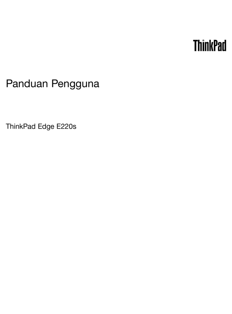 Lenovo ThinkPad Edge E220s Panduan pengguna