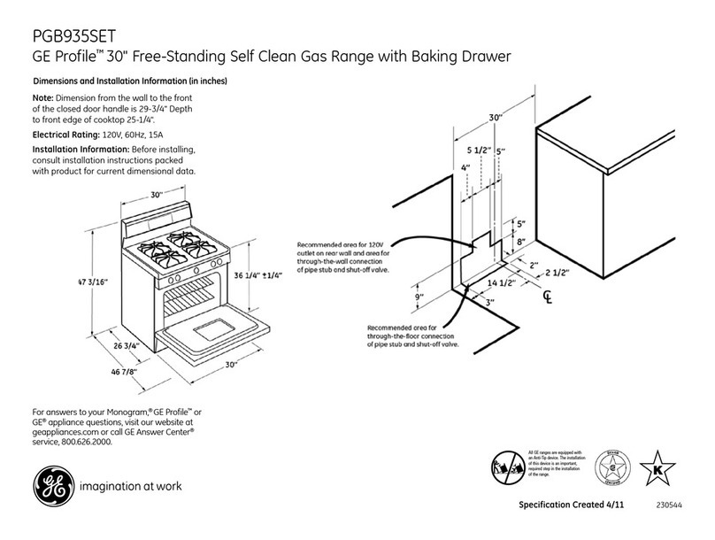 GE PGB935SETSS Manual