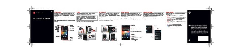 Motorola XT886 Setup guide