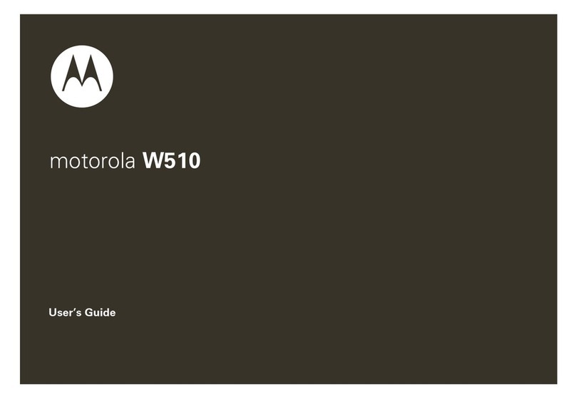 Motorola W510 User manual