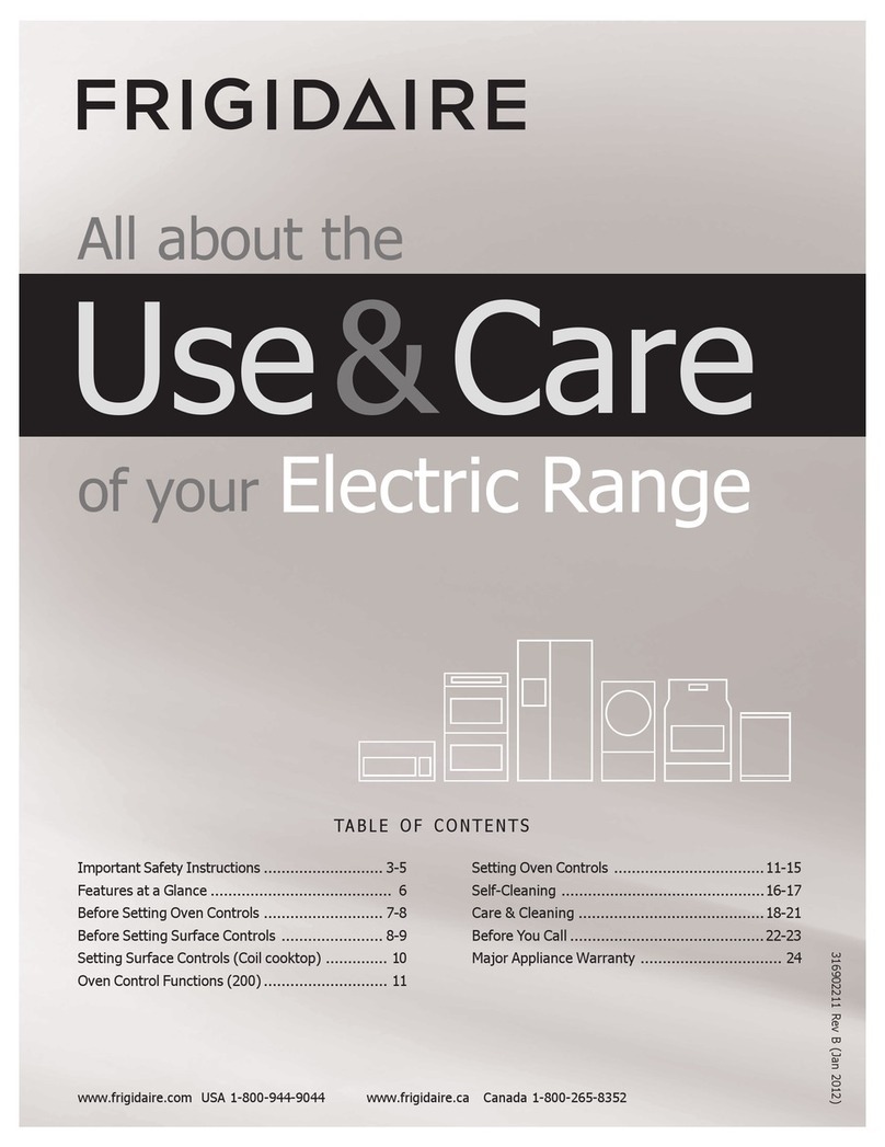 Frigidaire FFEF3015PB User manual