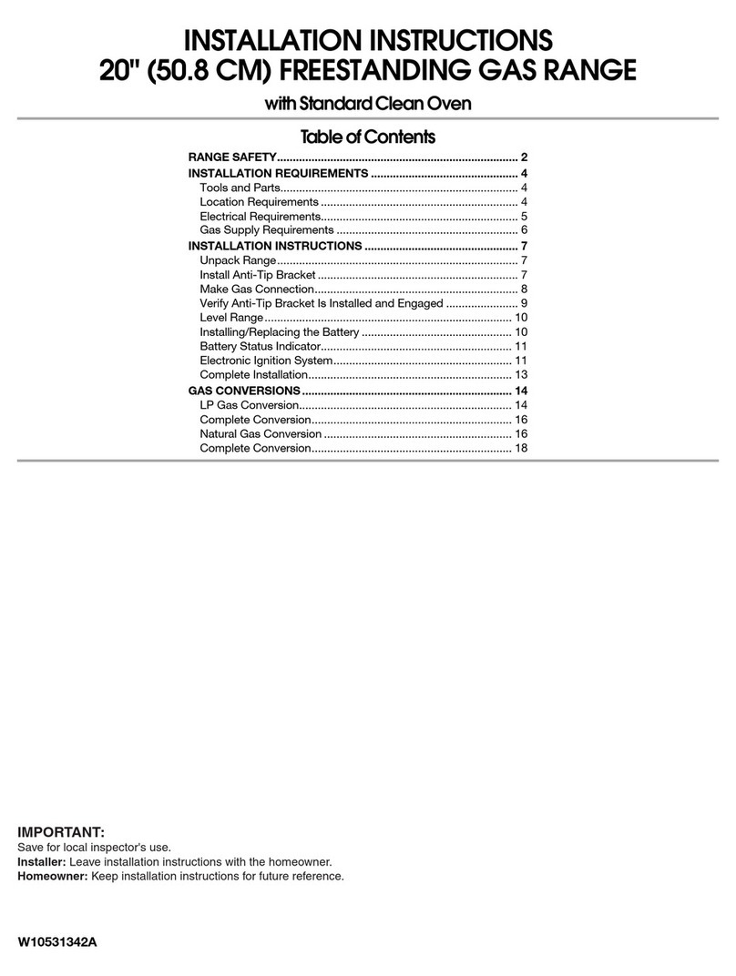Amana AGG200AAW User manual