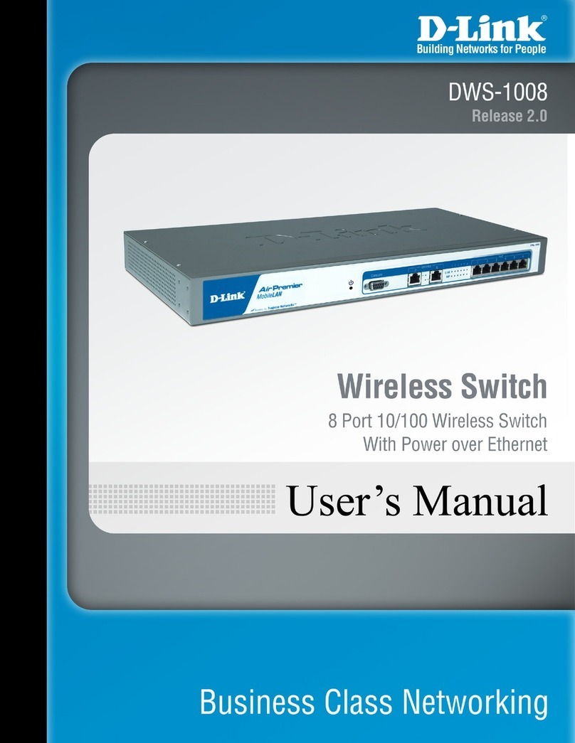 D-Link DWS-1008 User manual D-Link DWS-1008 User manual