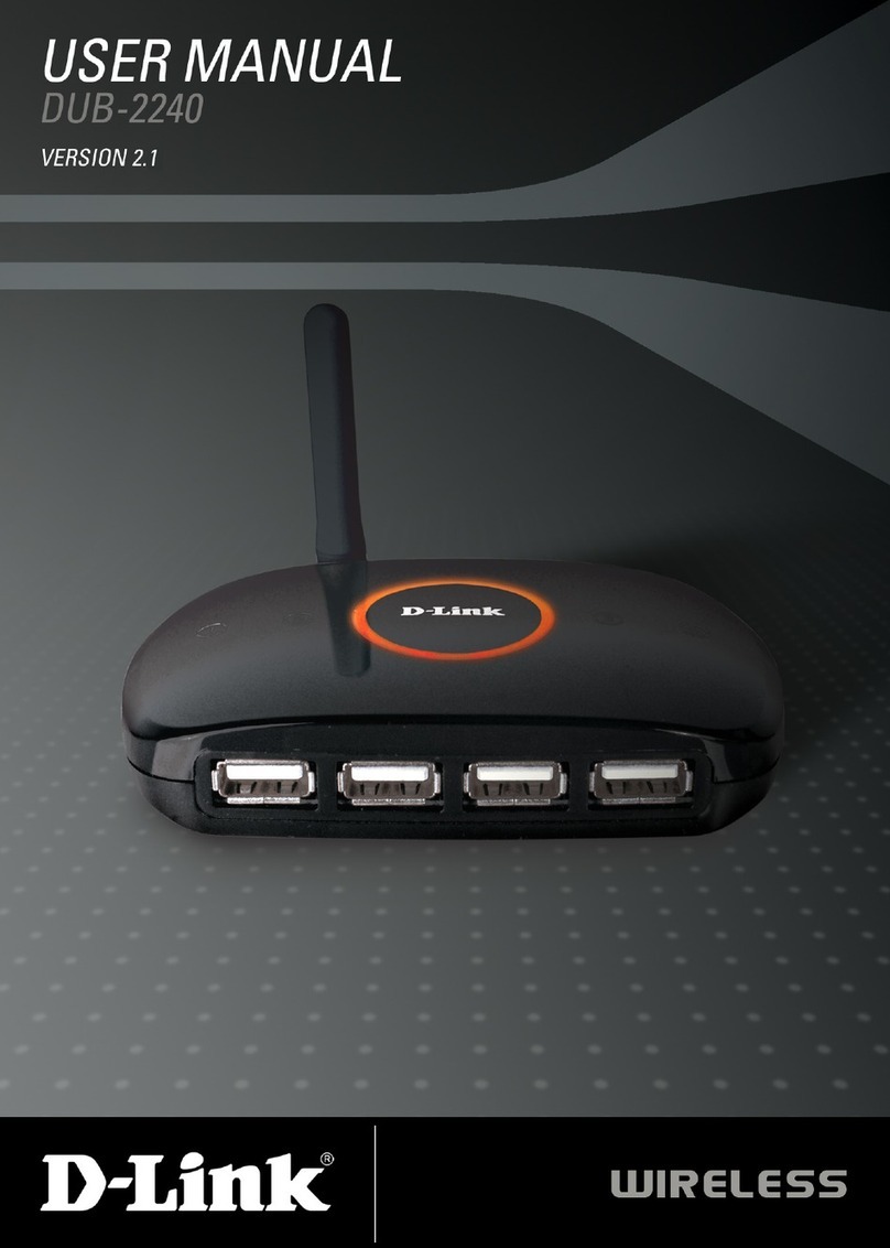 D-Link DUB-2240 - Wireless USB Hub User manual D-Link DUB-2240 - Wireless USB Hub User manual