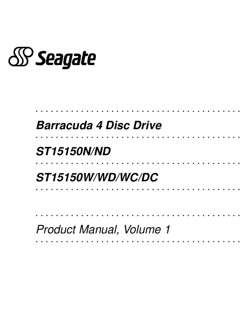 Seagate ST15150N - Barracuda 4.3 GB Hard Drive User manual