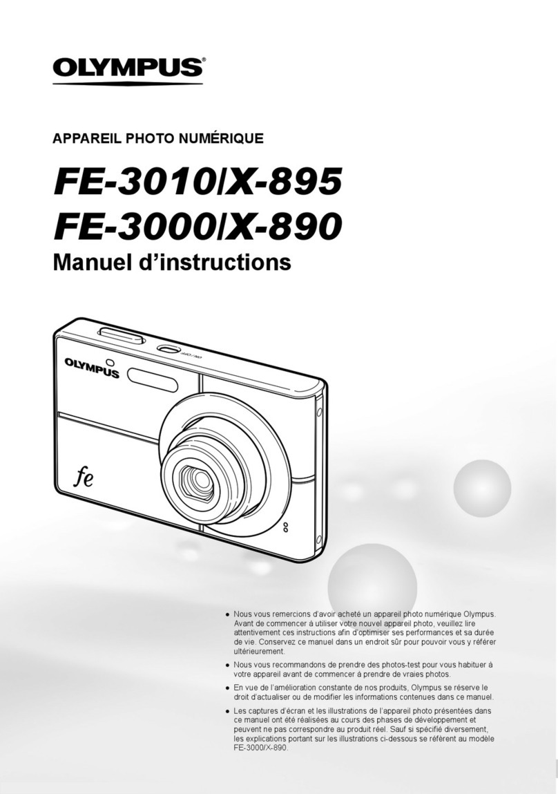 Olympus FE 3000 - Digital Camera - Compact Mounting instructions