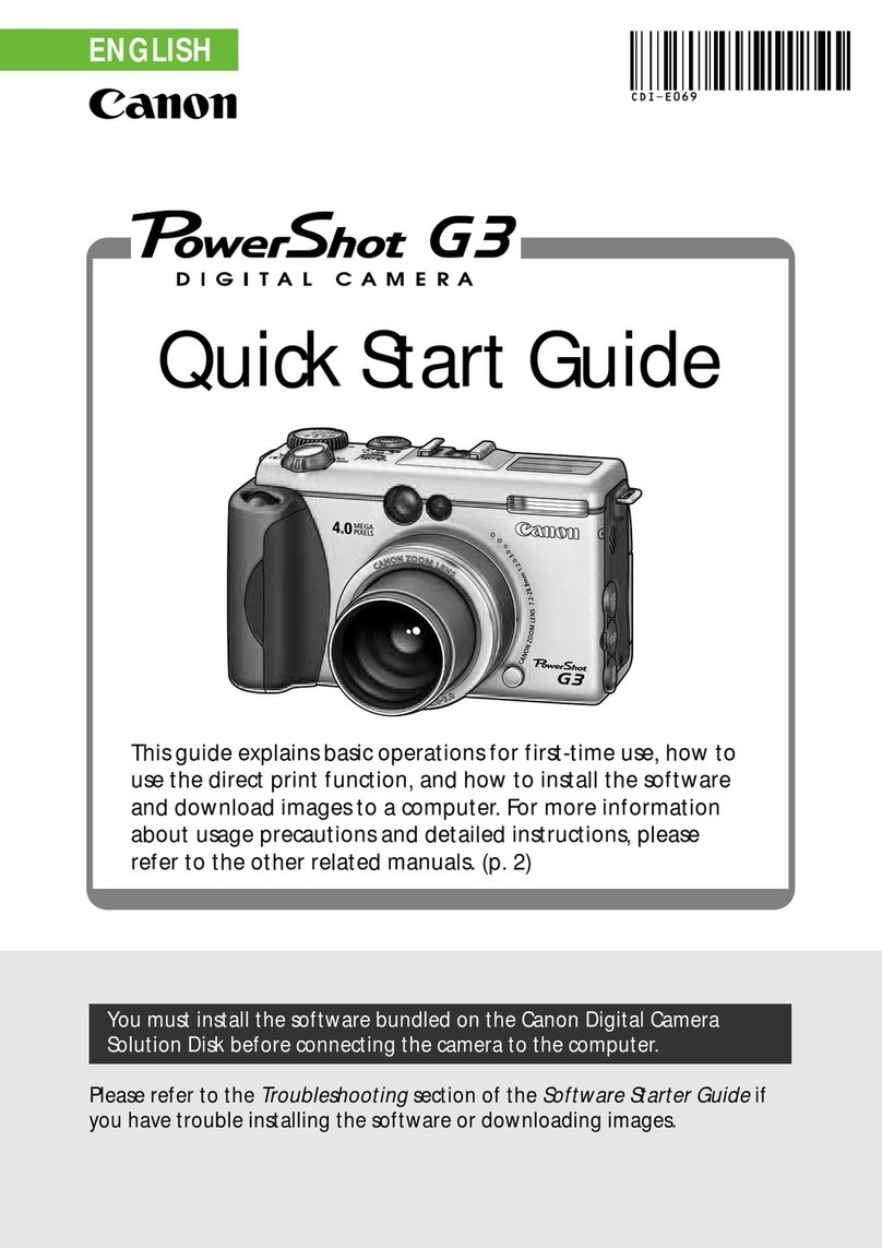 Canon 8120A001 - PowerShot G3 Digital Camera User manual