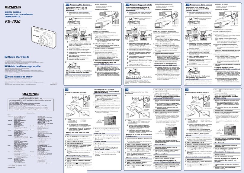 Olympus FE-4030 User manual