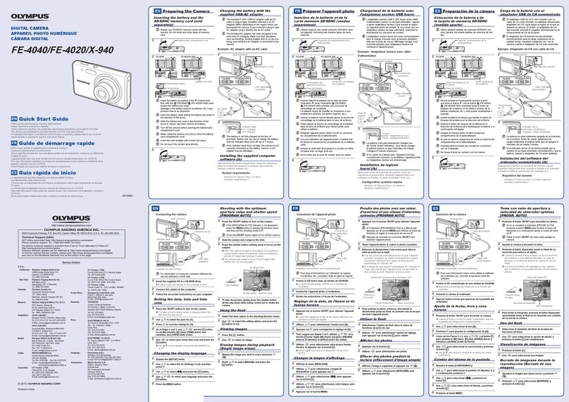 Olympus FE-4020 User manual