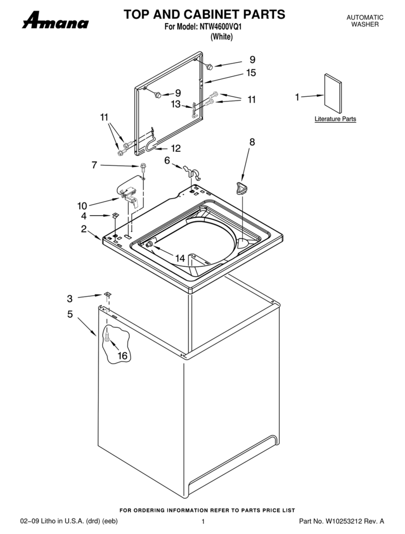 Amana NTW4600VQ1 User manual
