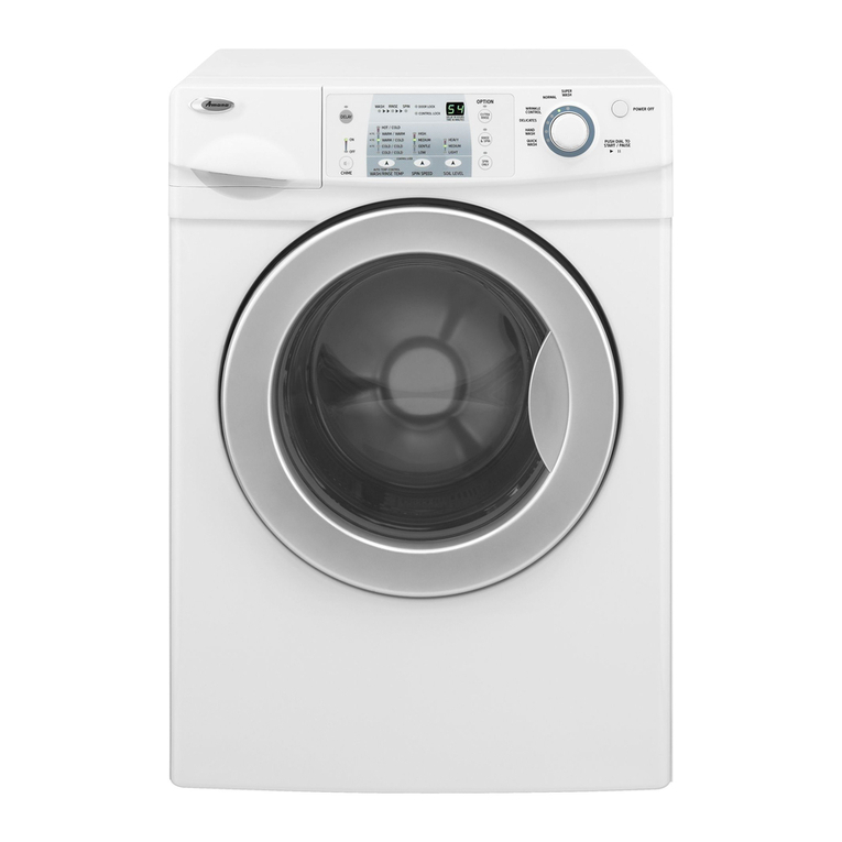 Amana NFW7200TW10 User manual