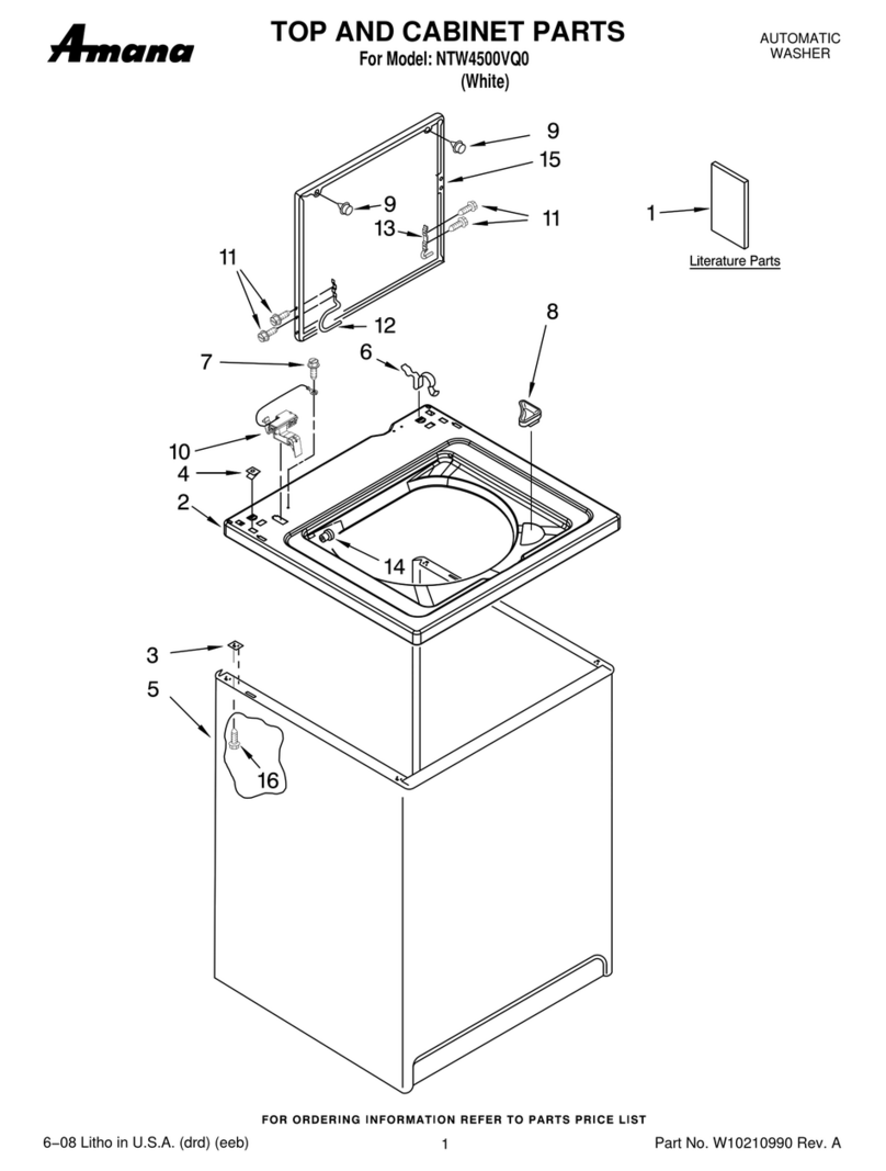 Amana NTW4500VQ0 User manual