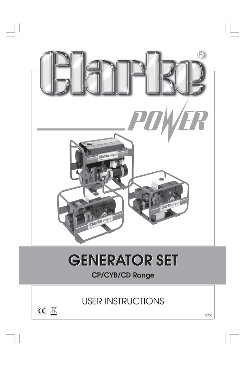 Clarke CP range User manual