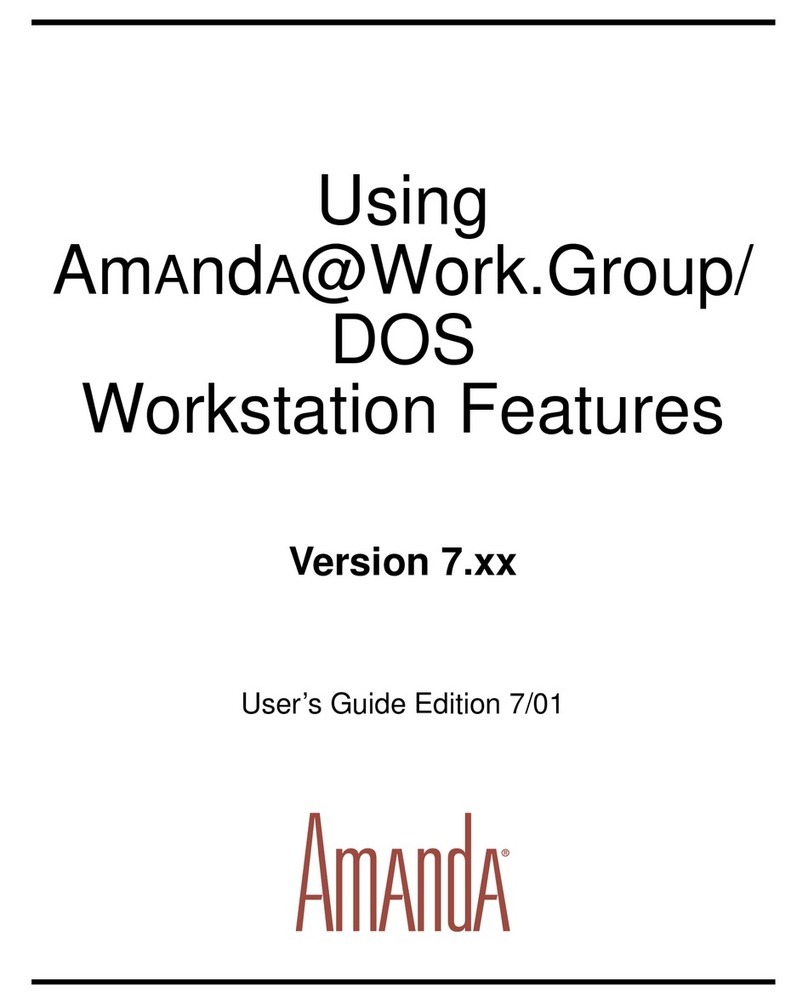 Amanda Amanda@Work.Group/DOS Version 7.xx user guide