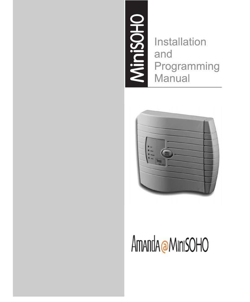 Amanda MiniSOHO Installation and programming manual