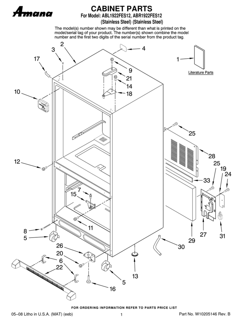 Amana ABL1922FES12 Troubleshooting guide