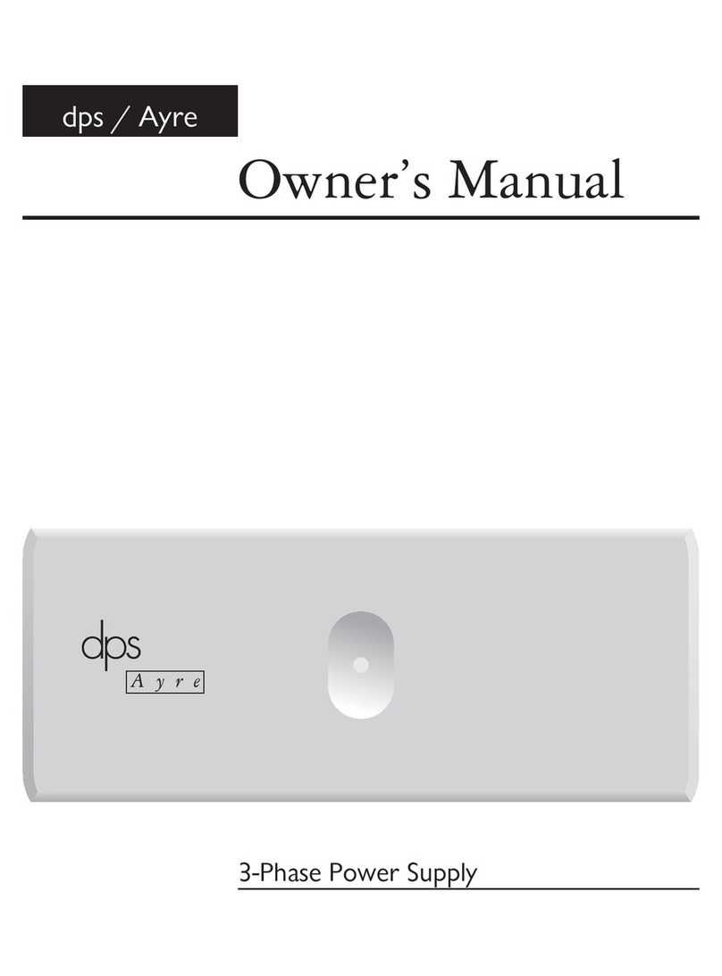 Ayre dps User manual