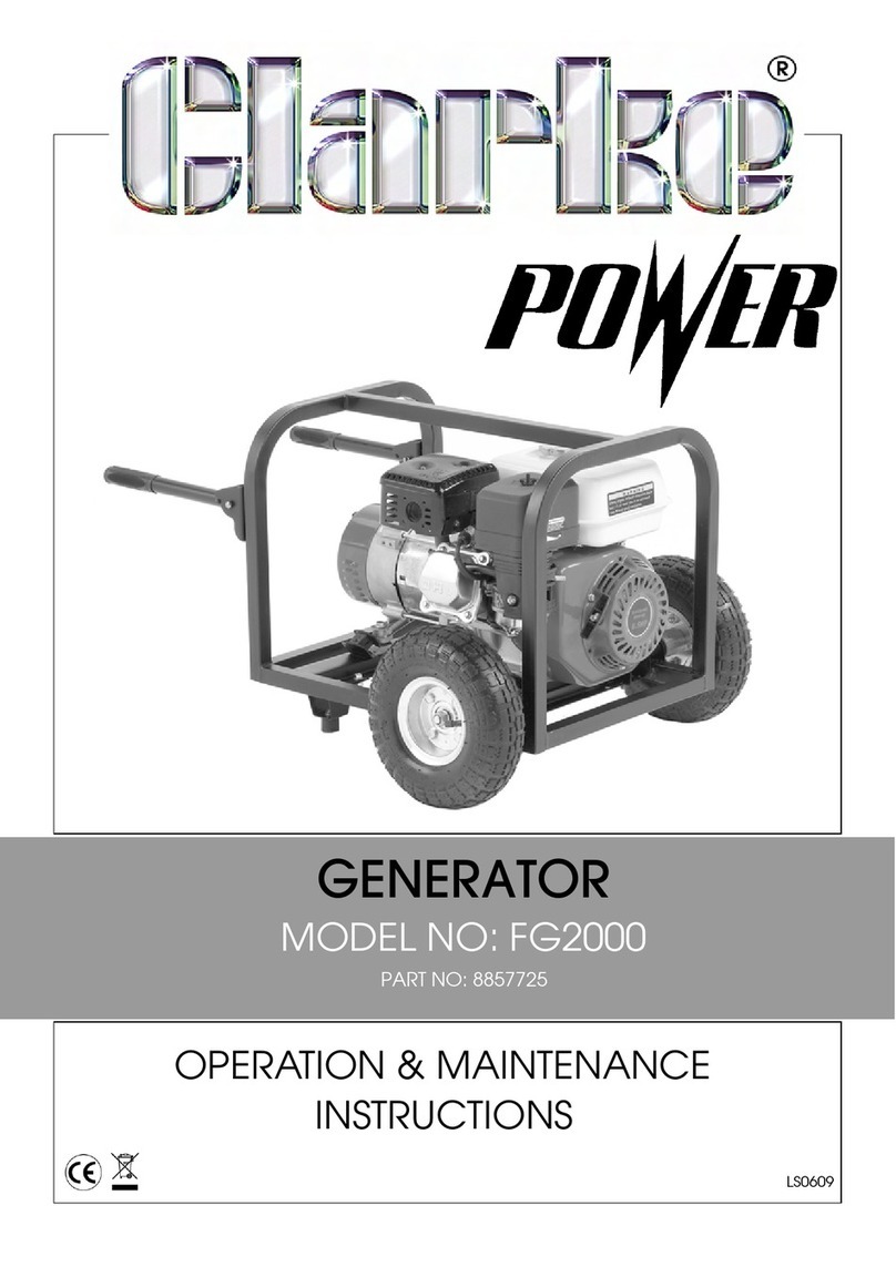 Clarke FG2000 Instruction Manual