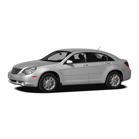 Chrysler Sebring Sedan User manual
