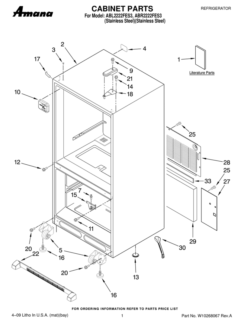 Amana ABL2222FES3 Troubleshooting guide