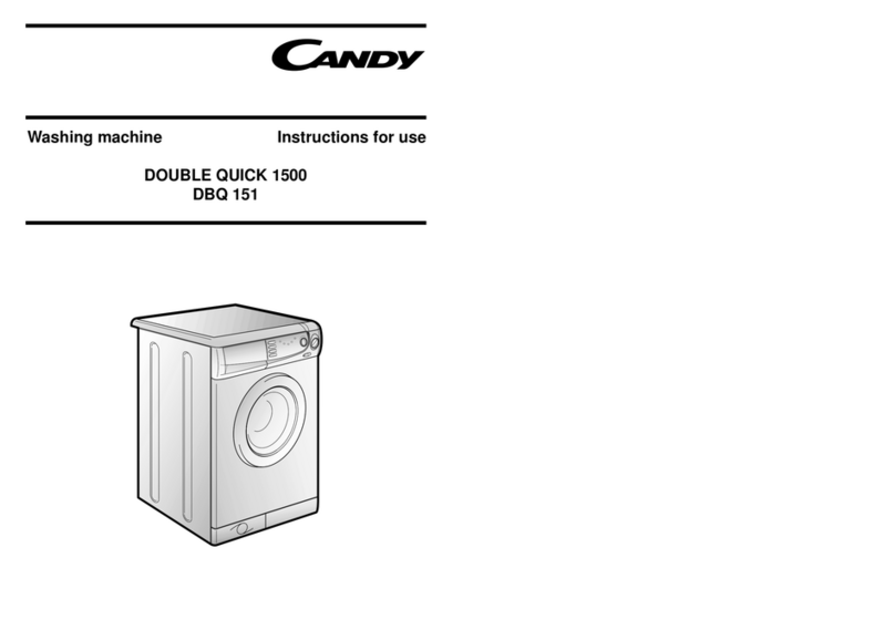 Candy DBQ 151 Instructions for use
