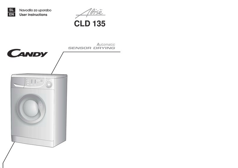 Candy Alise CLD 135 User manual Candy Alise CLD 135 User manual