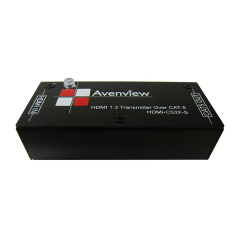 Avenview HDM-C5-3X-SET user guide