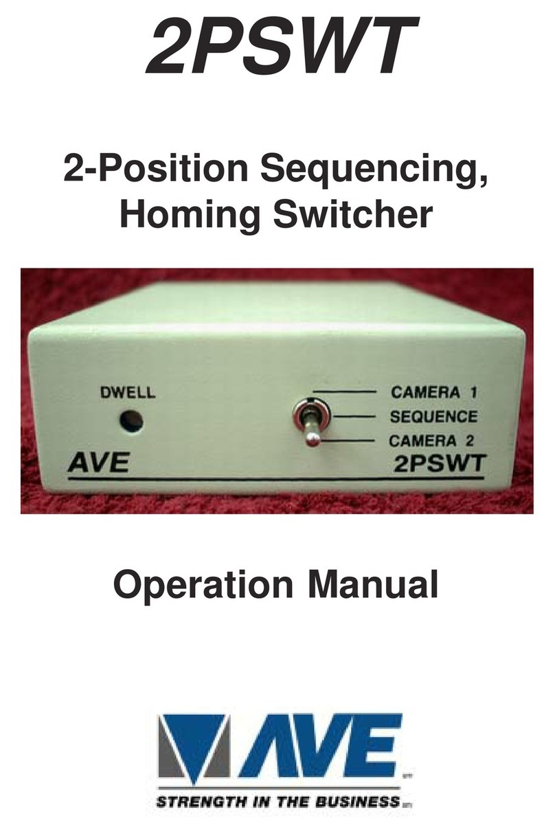 AVE 2PSWT User manual