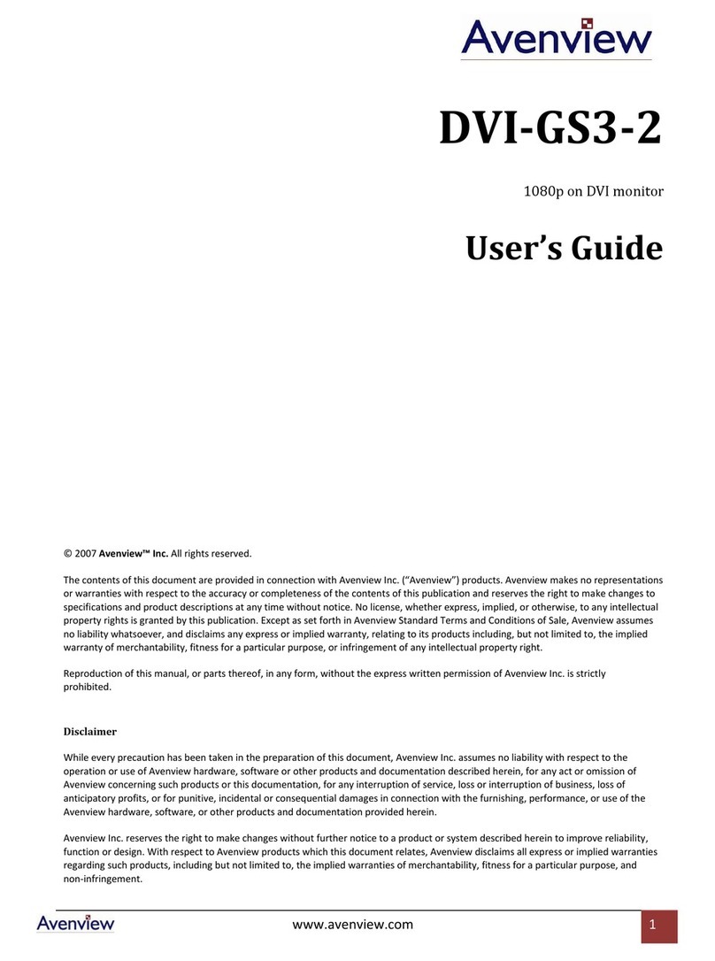 Avenview DVI-GS3-2 user guide