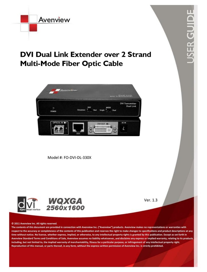 Avenview FO-DVI-DL-330X user guide
