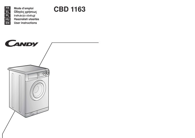 Candy CBD 1163 User instructions
