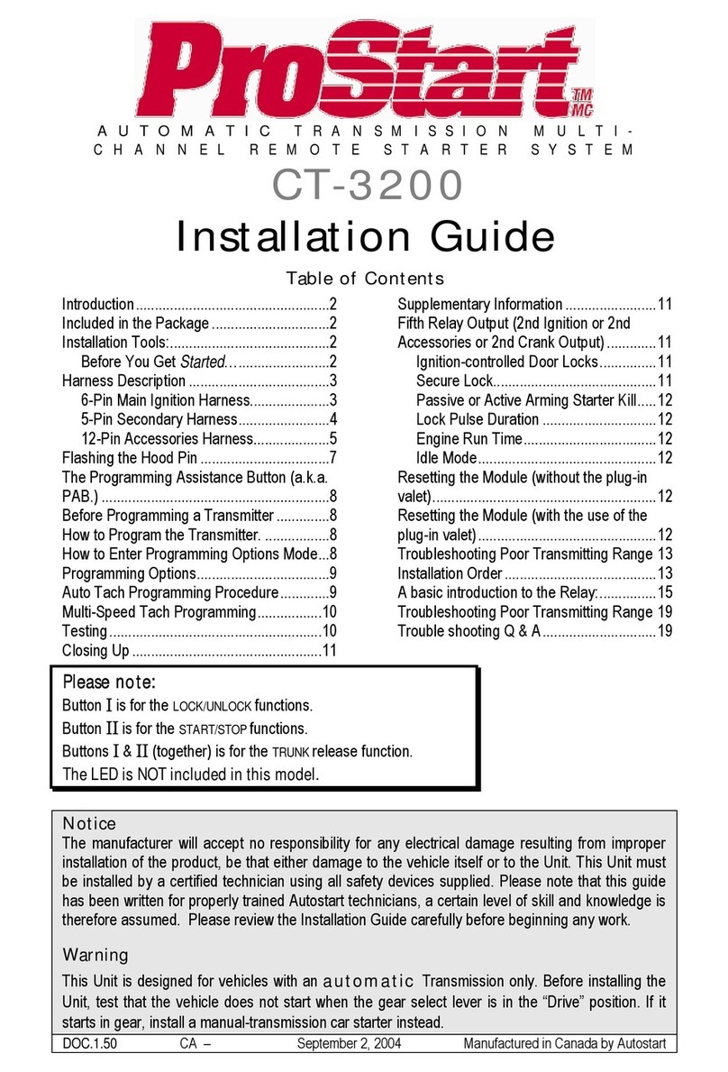 ProStart CT-3200 installation guide