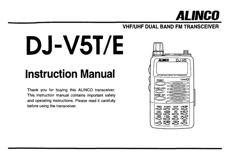 Alinco DJ-V5T instruction manual