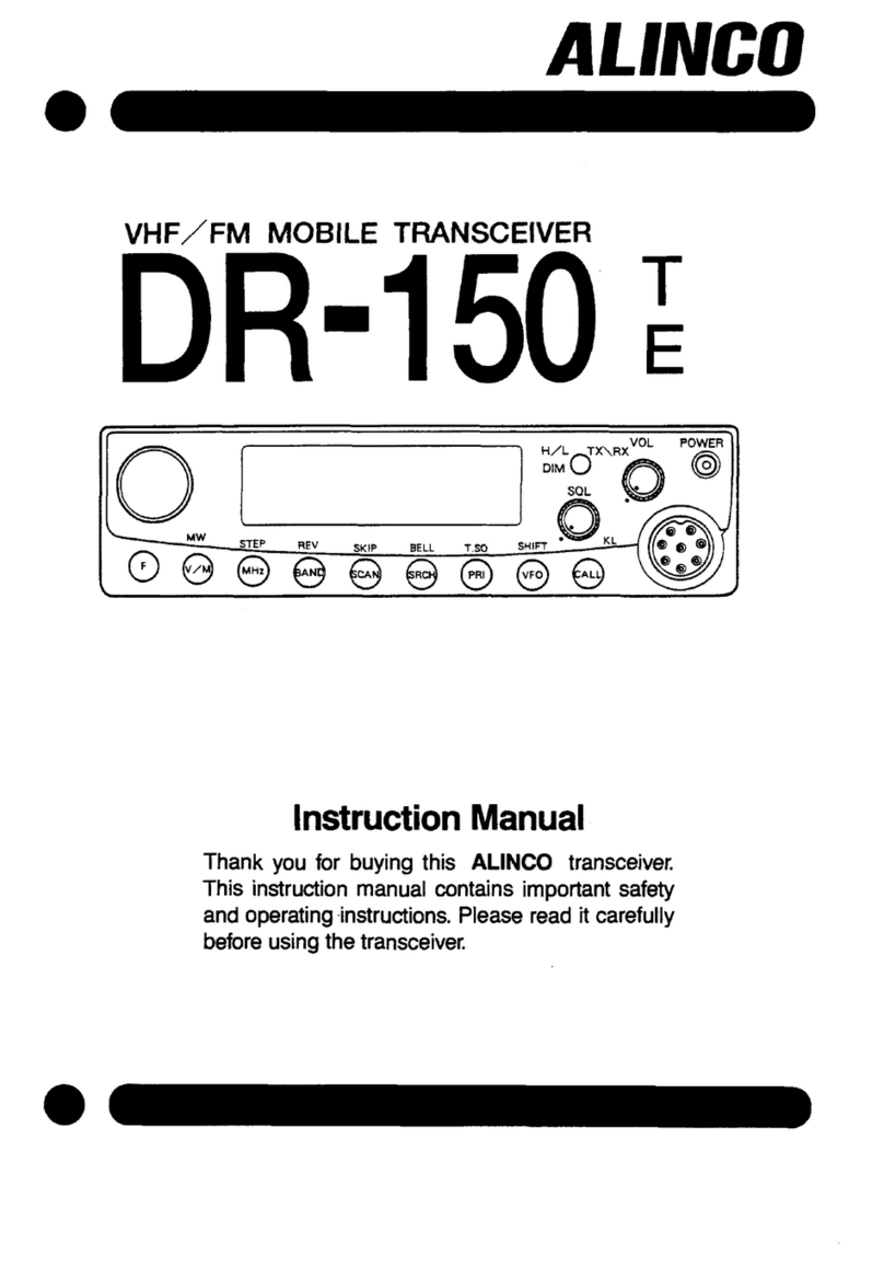 Alinco DR-150T User manual